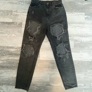 BDG Urban Outfitters Black High Rise Mom Jeans